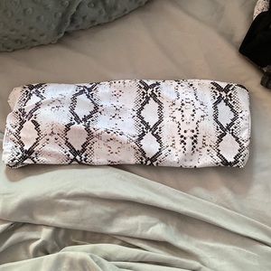 strapless snake skin bikini top!